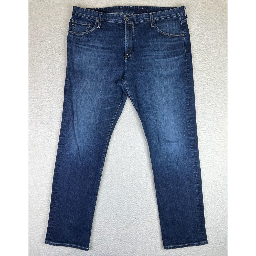 AG Adriano Goldschmied Everett Jeans Mens 40x32 Blue Slim Straight Denim